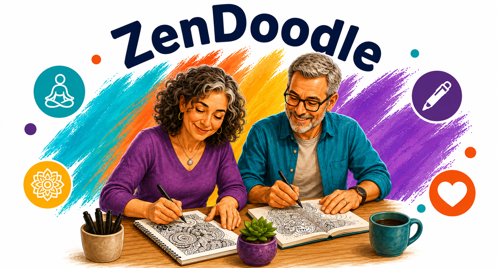 Zendoodle אומנות ספונטנית